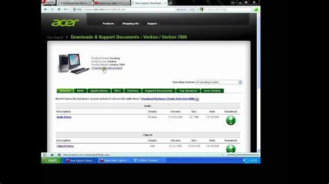 acer drivers download